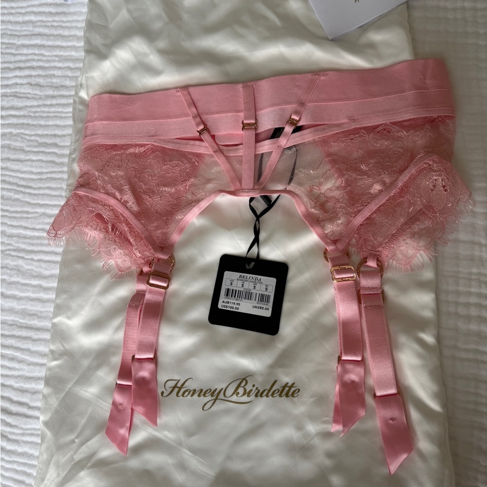 Honey Birdette Belinda garter belt